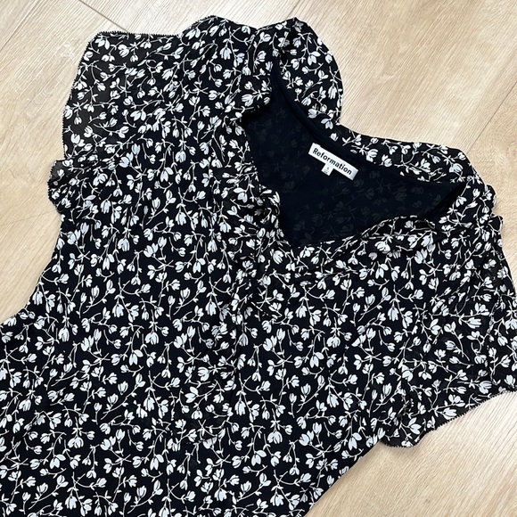 Reformation Black and White Maxi Dress - Picture 7 of 9